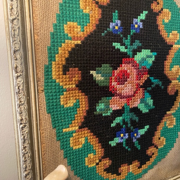 Victorian Rose Needle Point - Picture 6 of 8